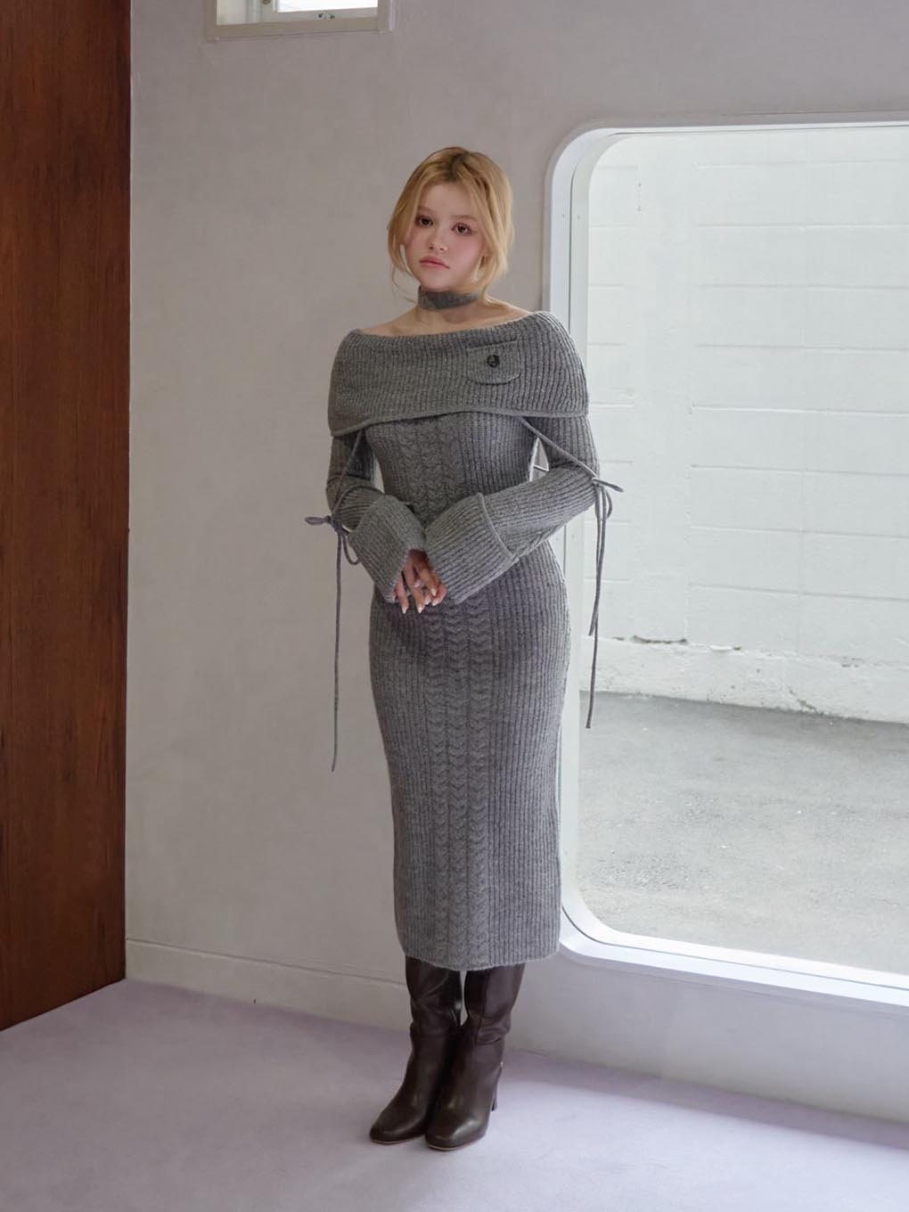 May cable knit dress