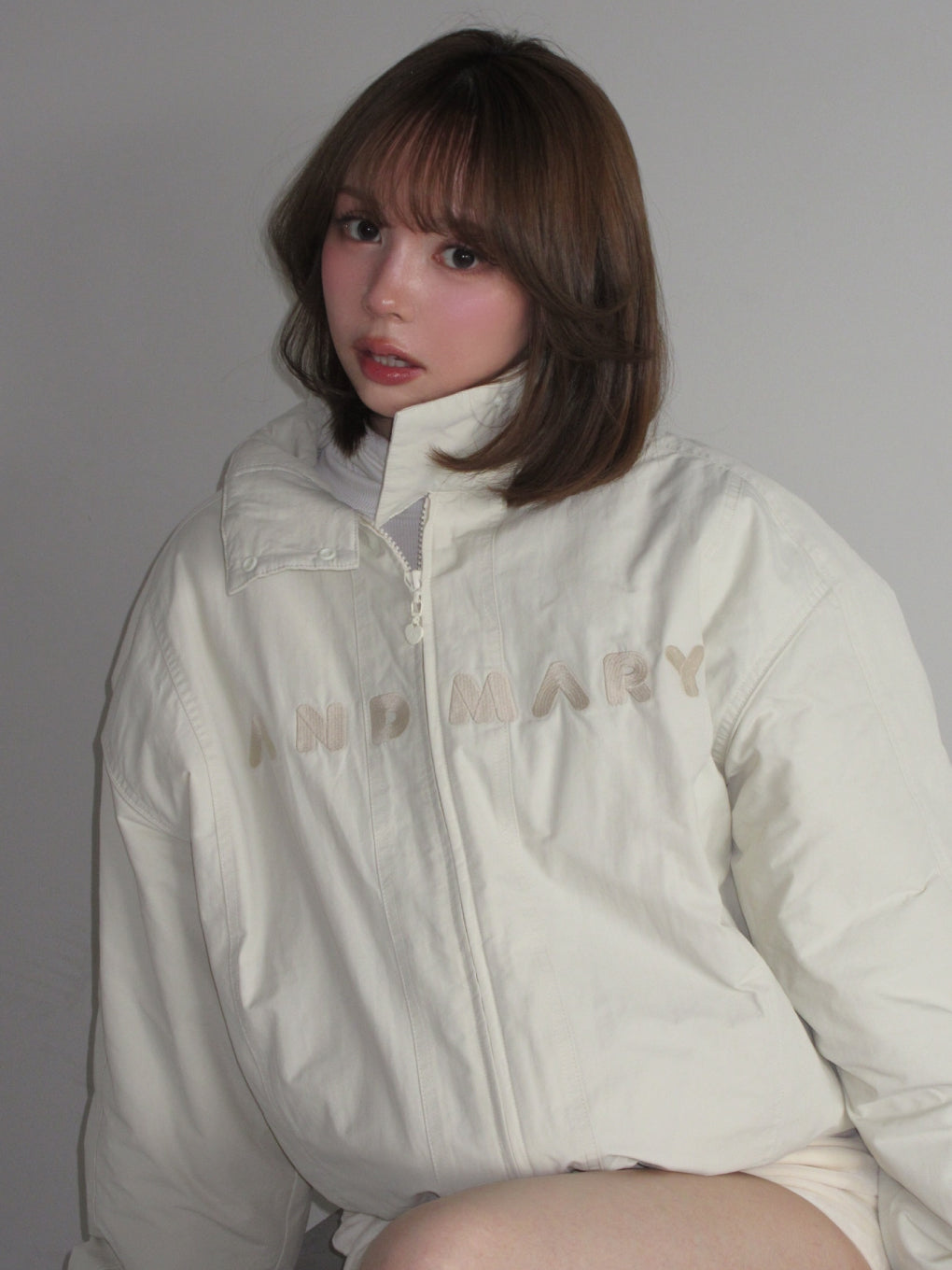 Mary logo bomber jacket