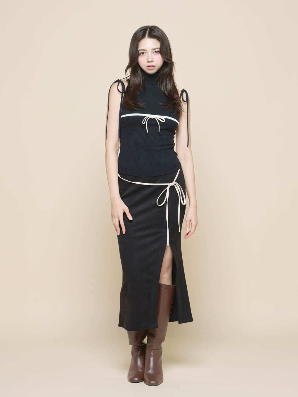 Adele ribbon tank
