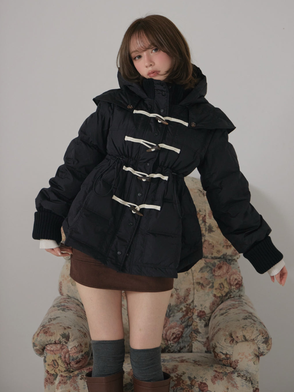 Mary quilting down jacket