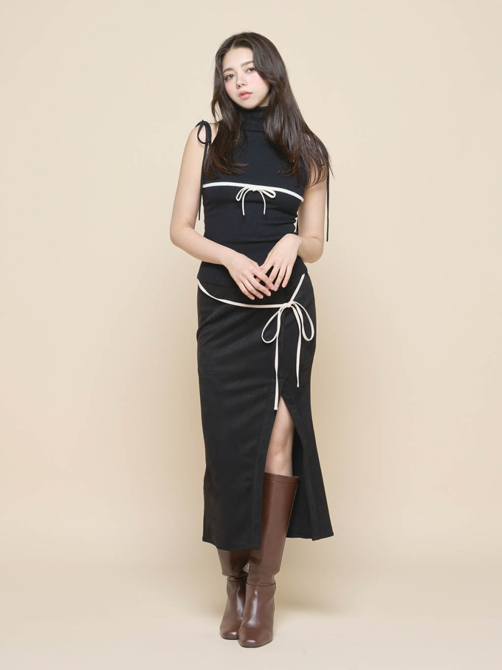 Adele ribbon tank