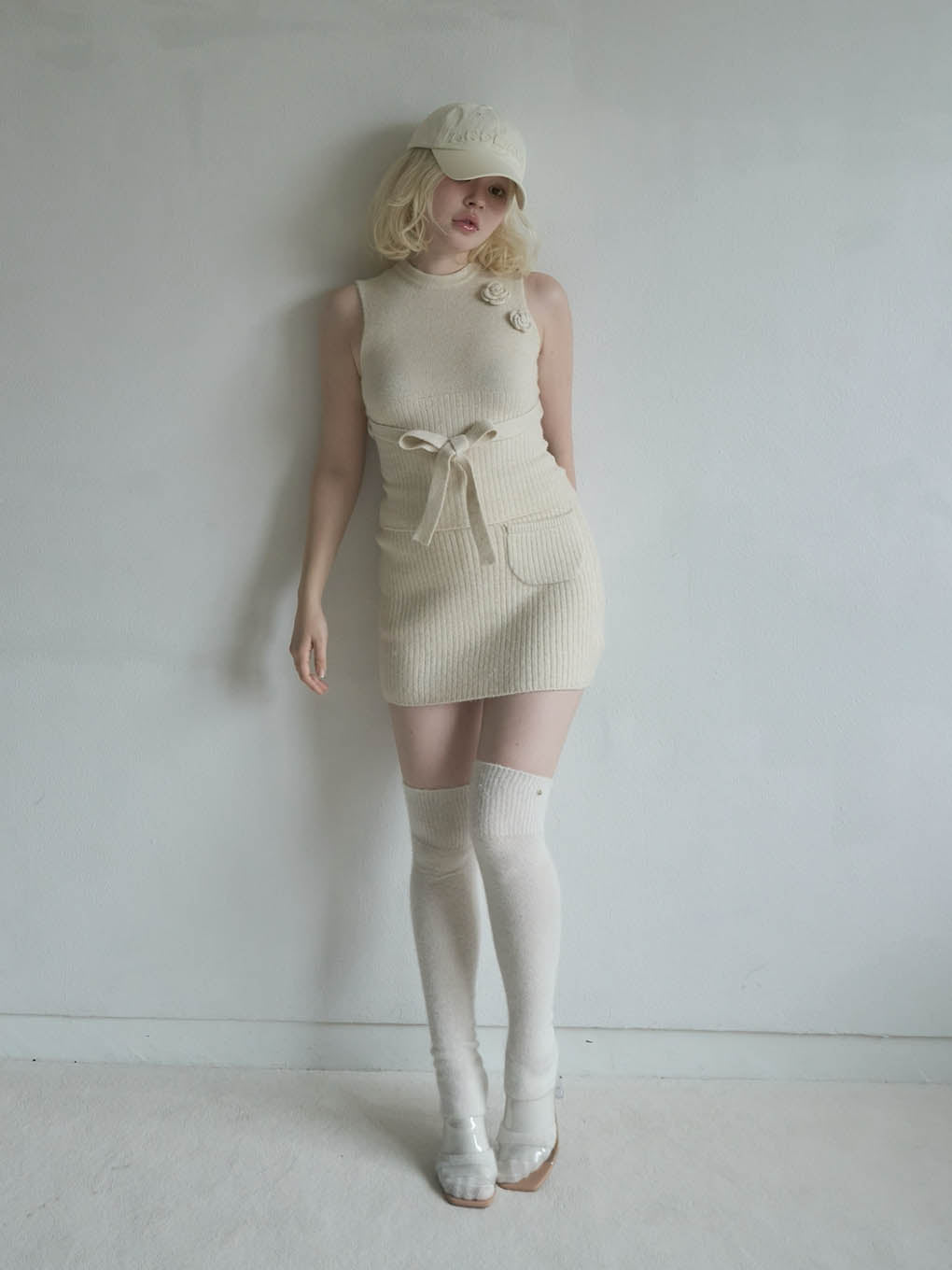 Flower knit set up