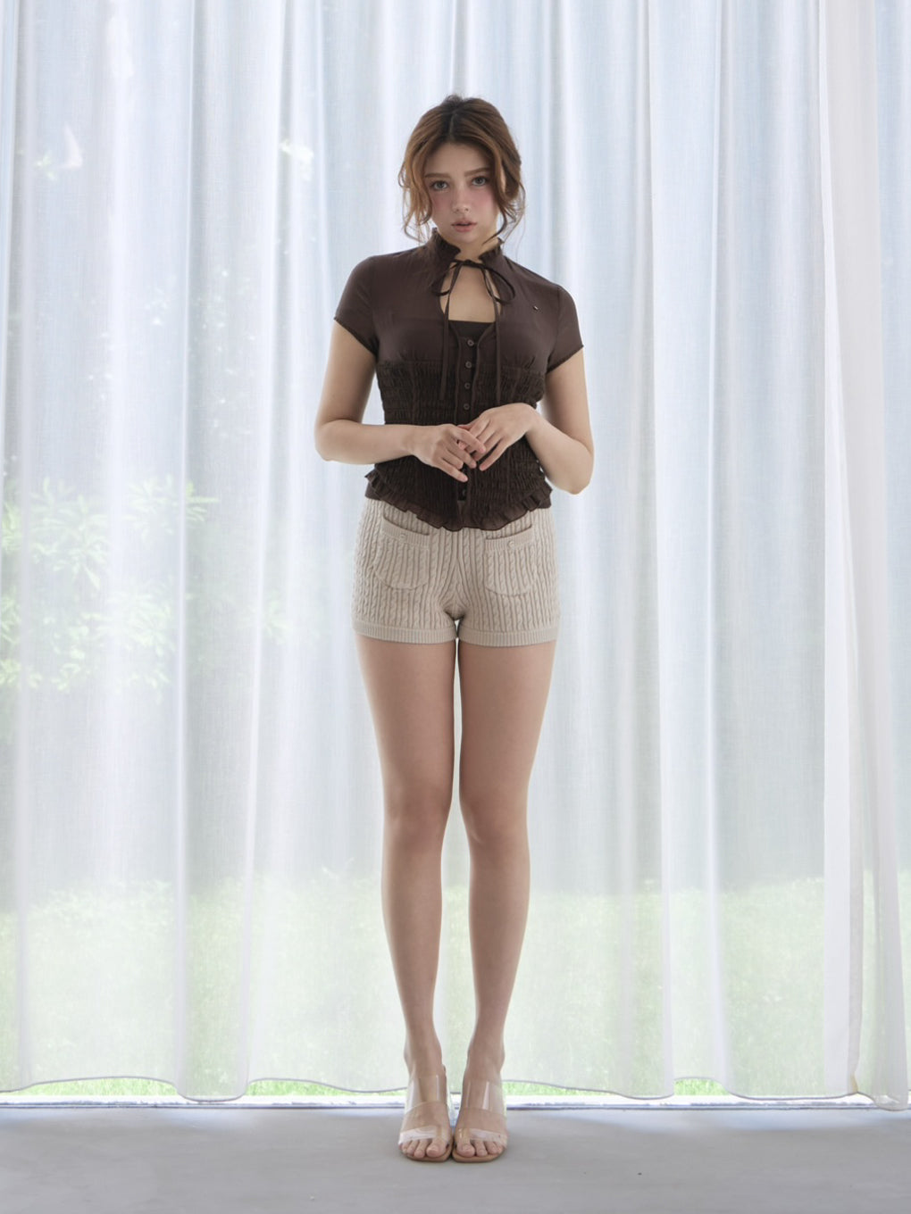 Rojita frill blouse