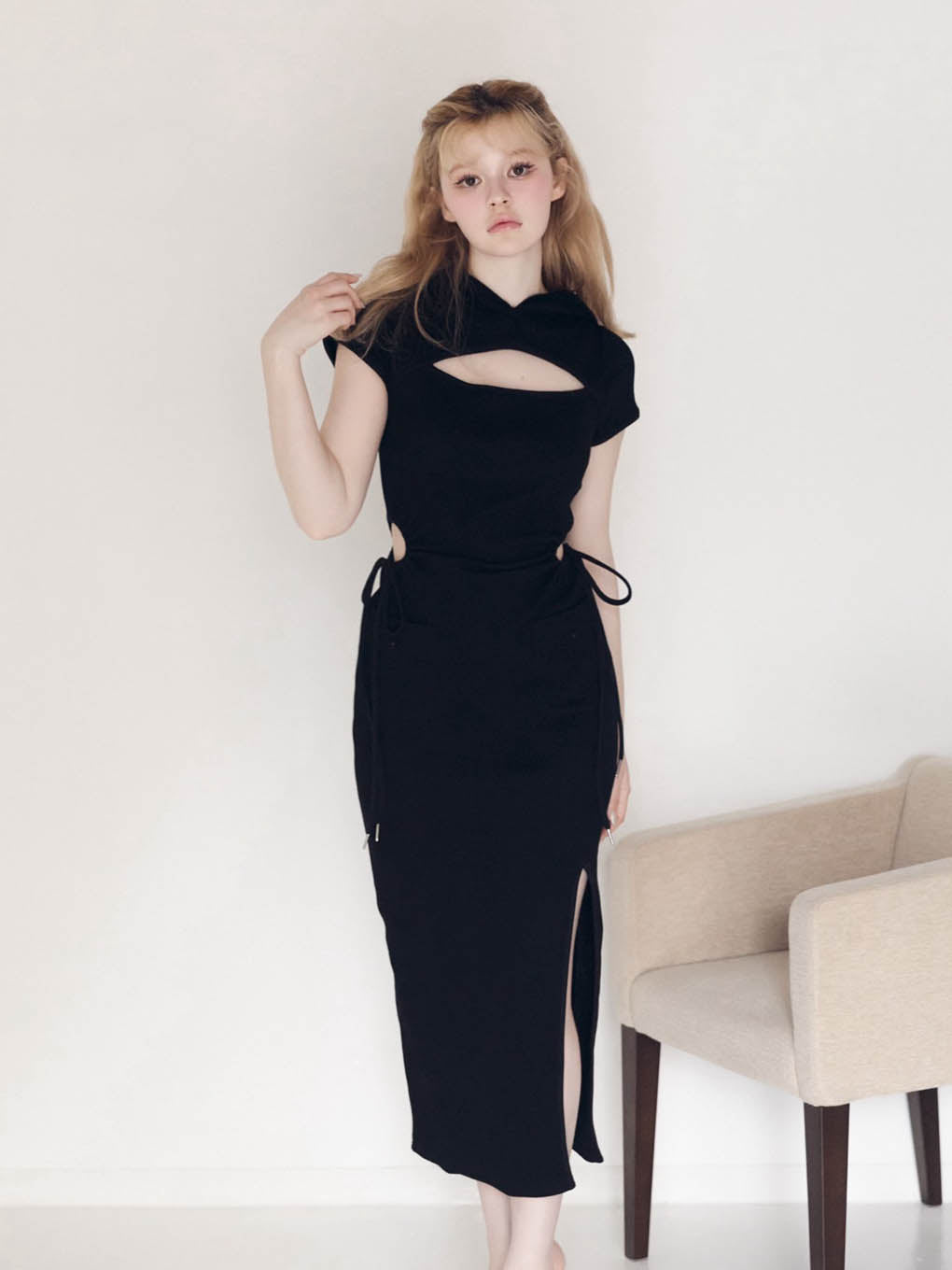 Effie slit dress