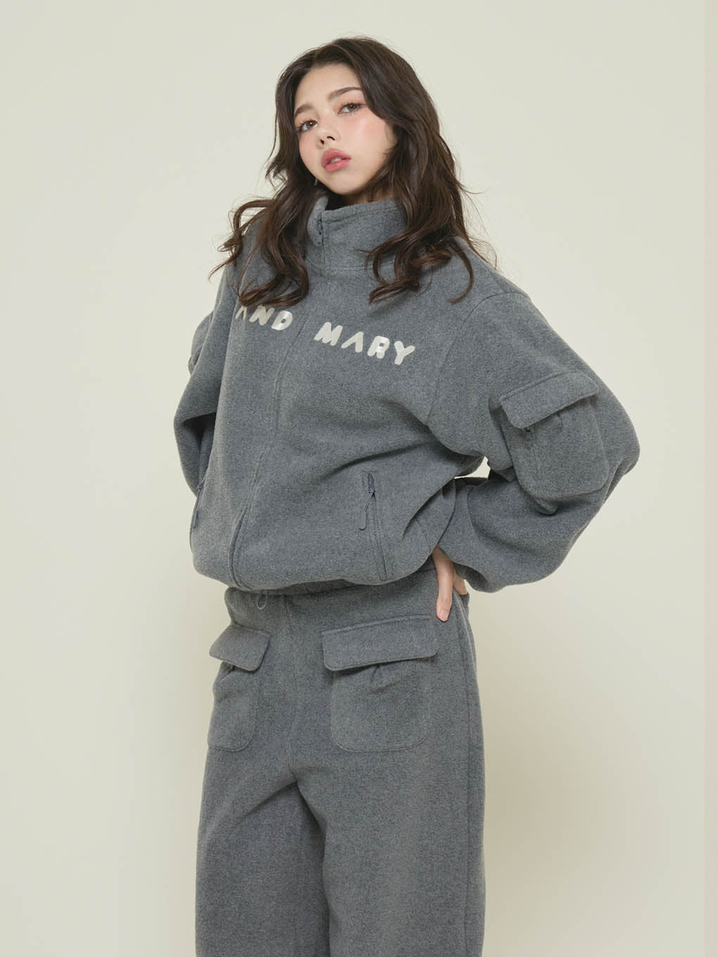 Mary logo fleece pants