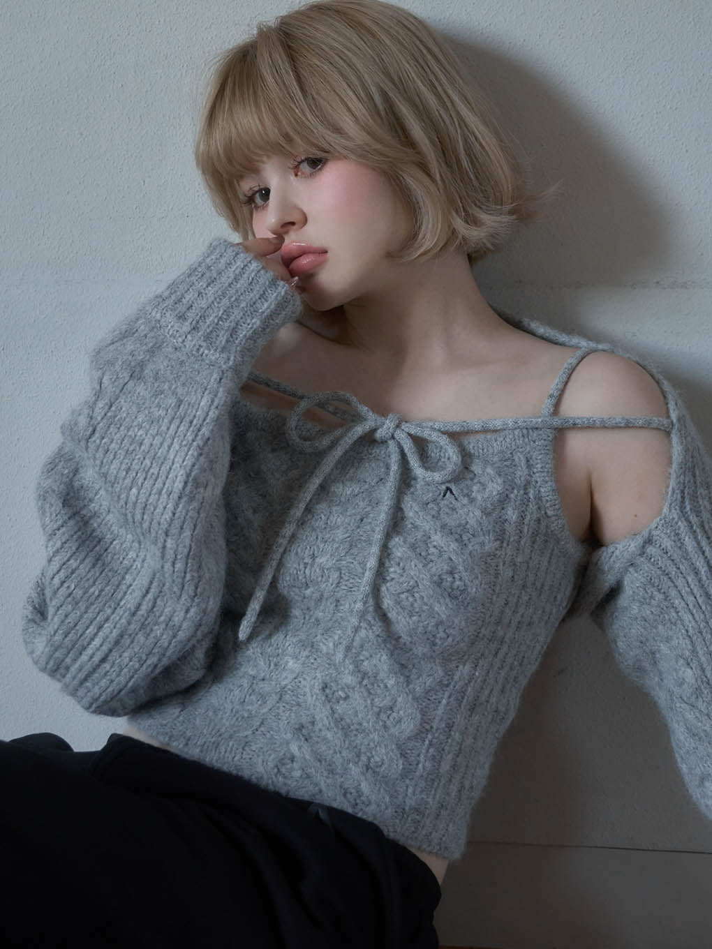 Heart hip sweat pants