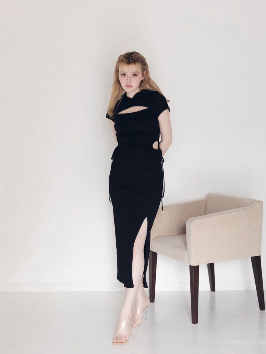 Effie slit dress