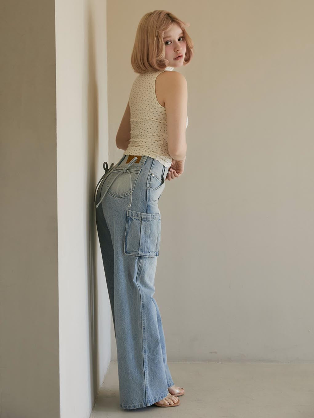 Flower ribbon tops