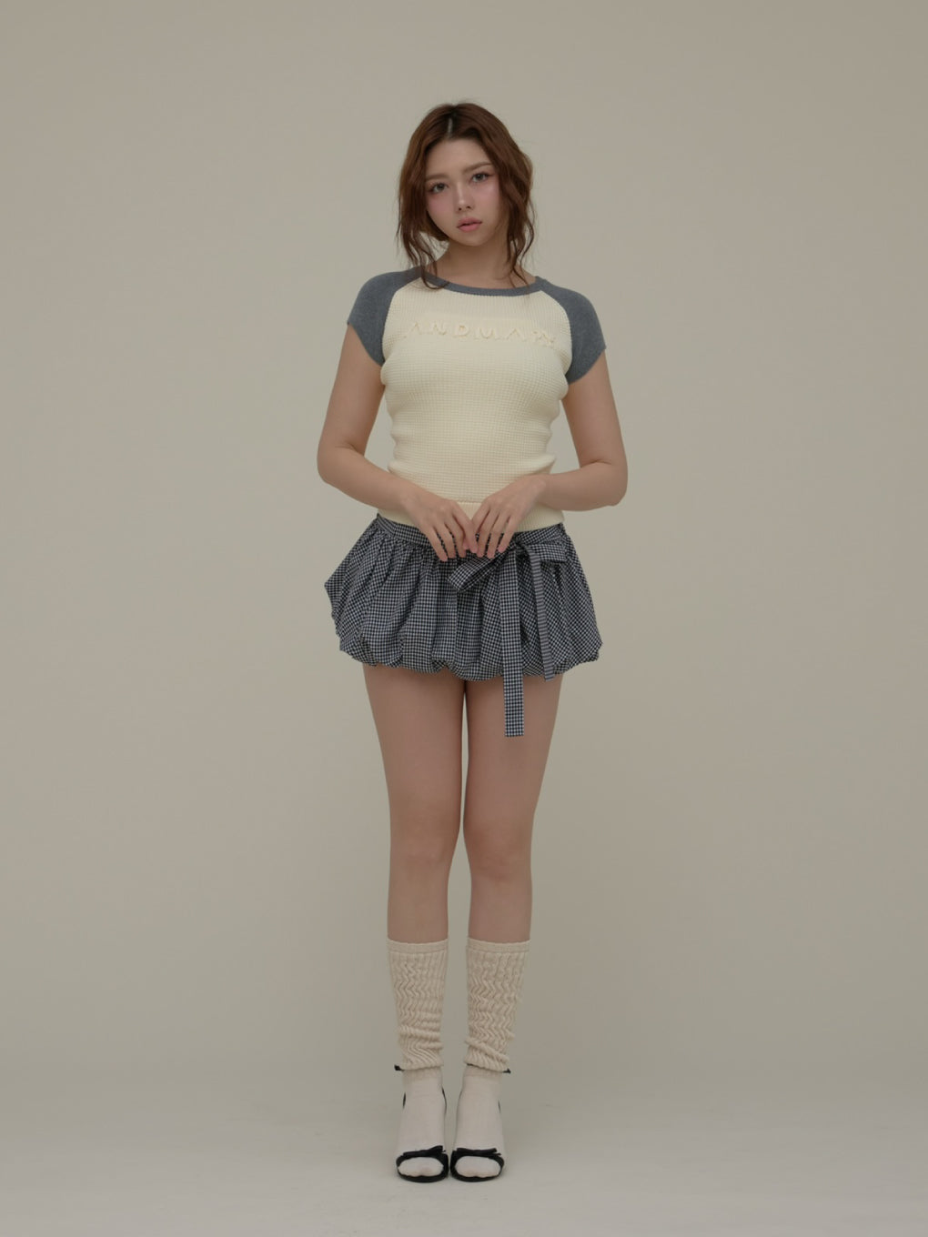 Posey balloon mini skirt