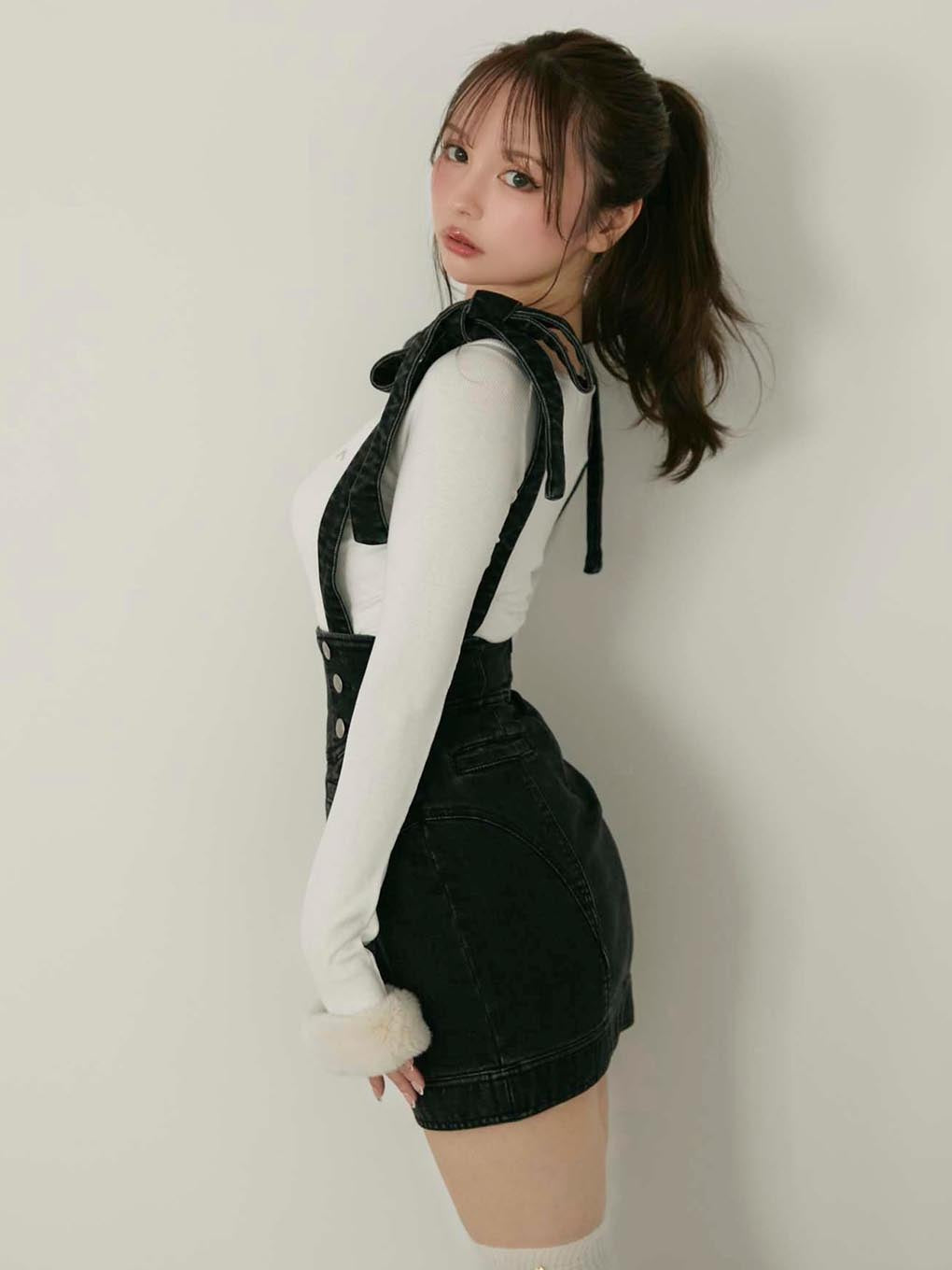 ANDMARY】Avery ribbon skirt 