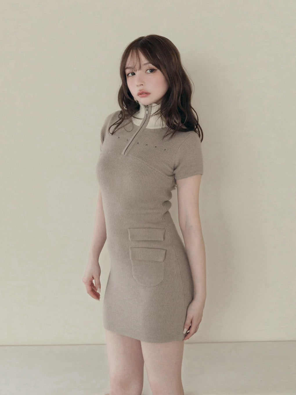 Leila knit mini dress
