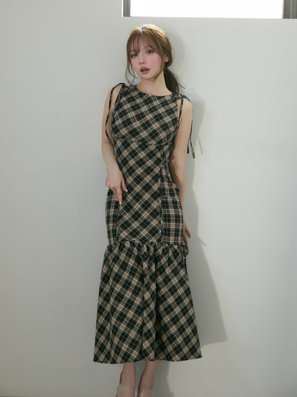 ANDMARY】Grenda ribbon long dress
