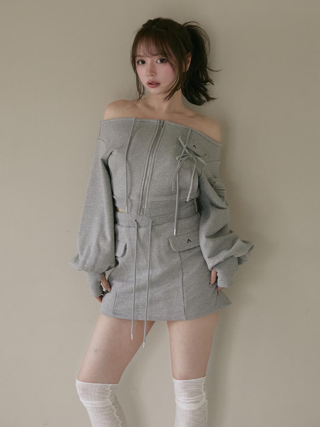 ANDMARY】Cherie offshoulder setup 