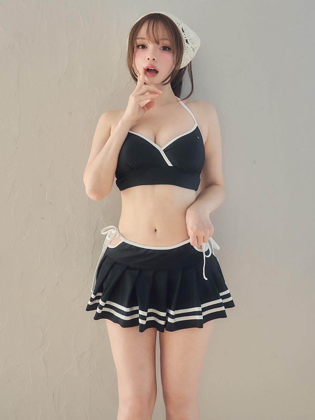 ANDMARY】Coco pleats swimwear 