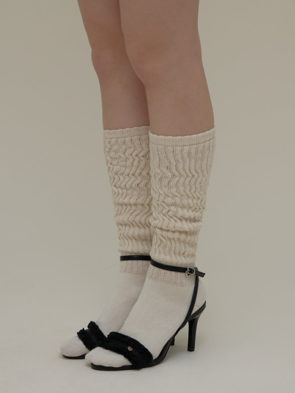ANDMARY】Natalie frill mule high