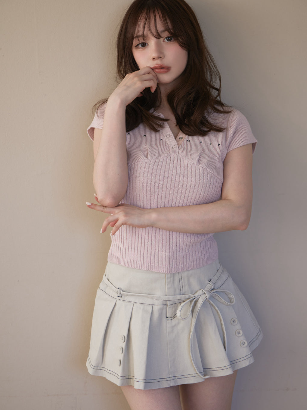 ANDMARY】Lindsay logo tops