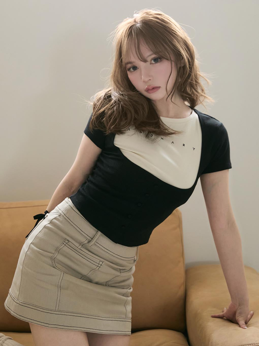 ANDMARY】Mary logo tops