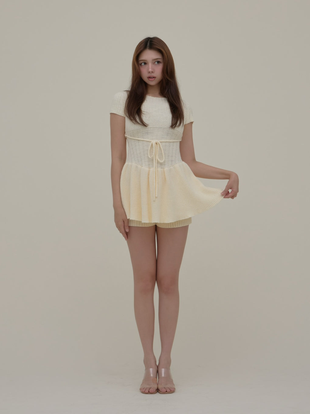 Luna flare mini dress
