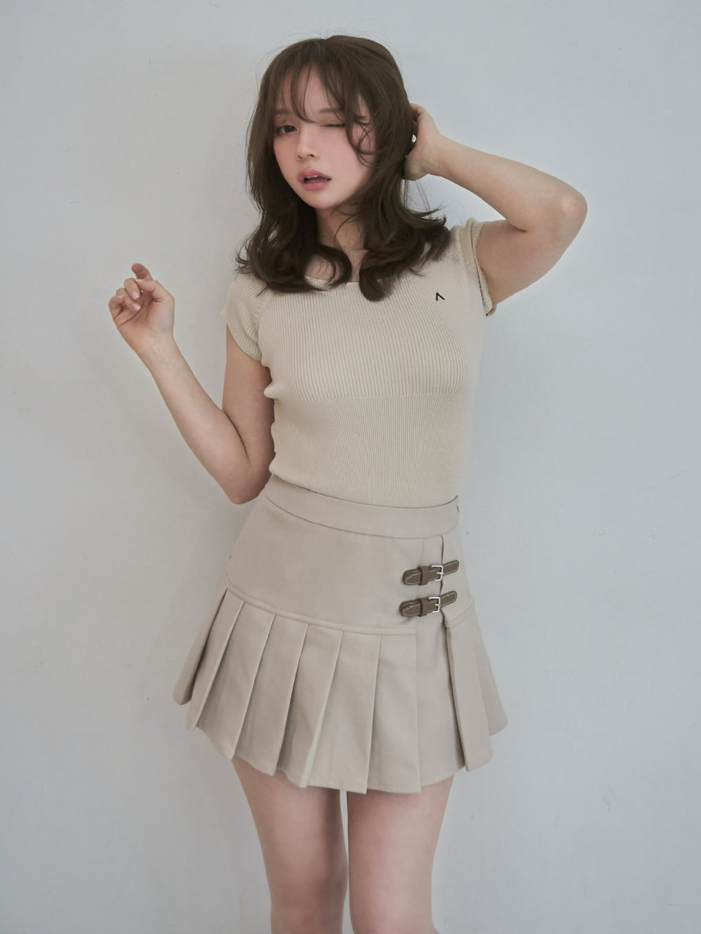 ANDMARY】Elle ribbon knit tops