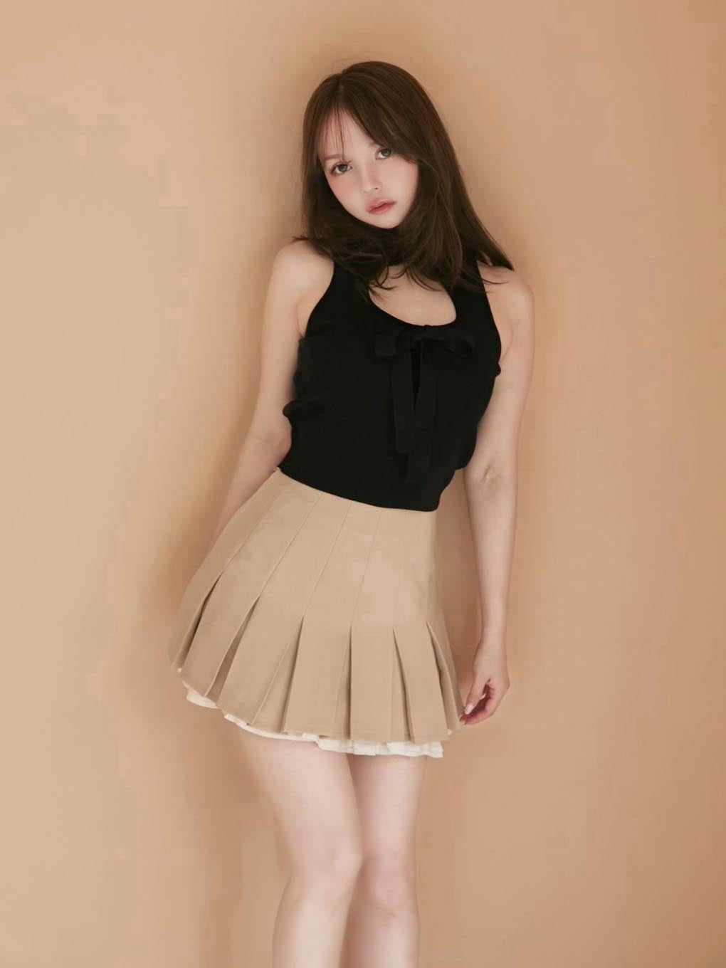 Fiola chiffon mini skirt