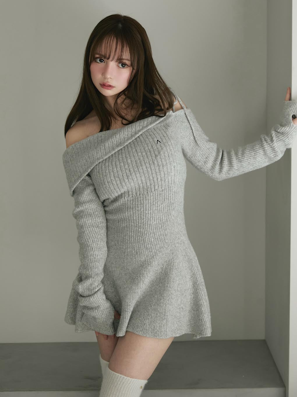 ANDMARY】Wendy flare mini dress
