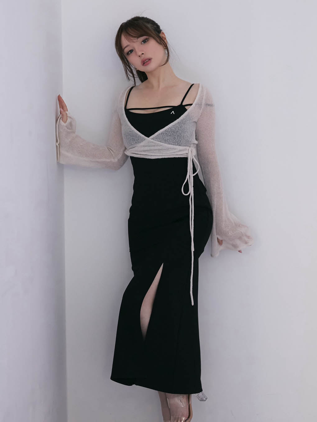 アンドマリー andmary Nei knit set すり潰さ flare dress 