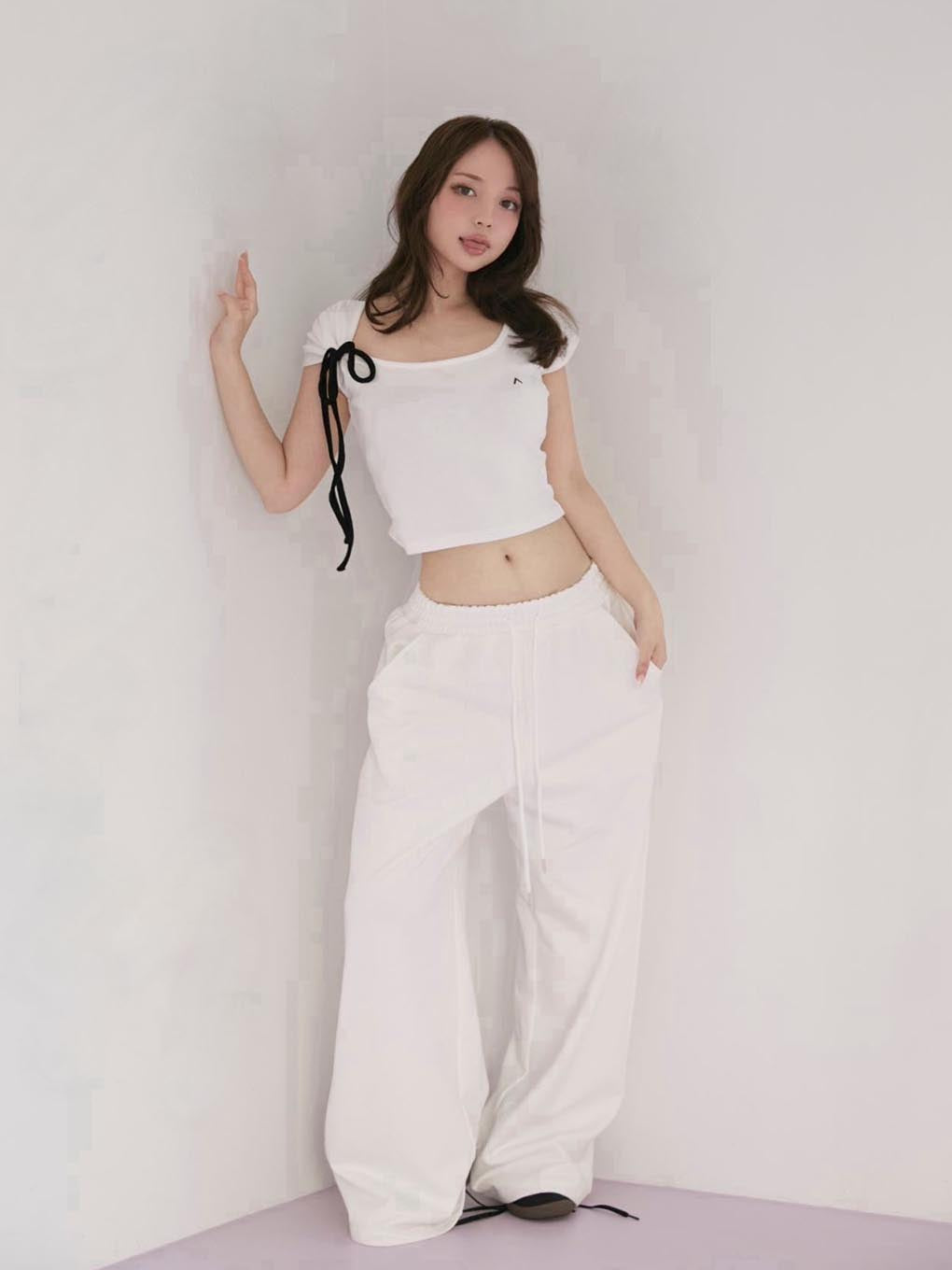 Heart hip sweat pants