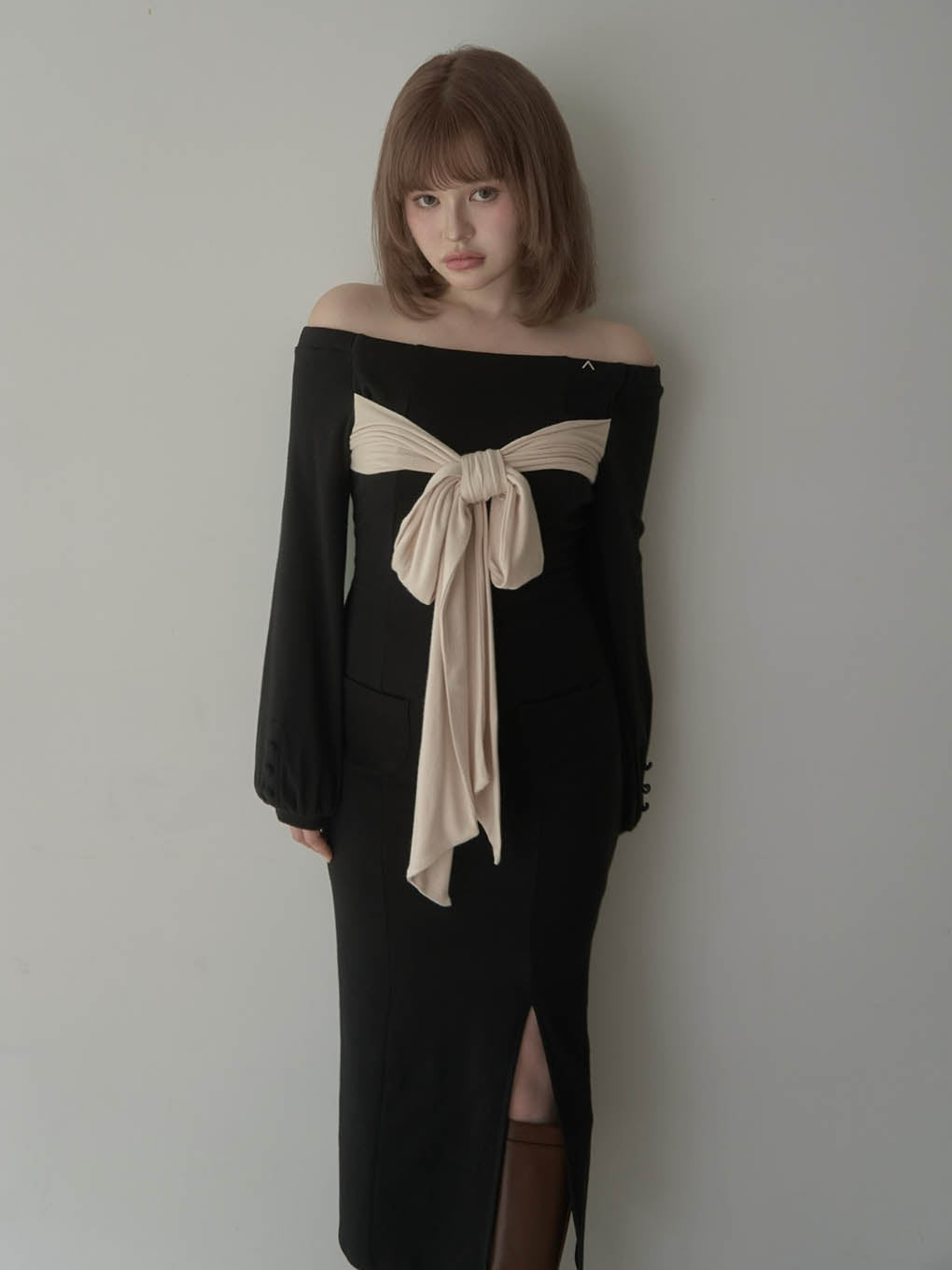 Ella ribbon dress