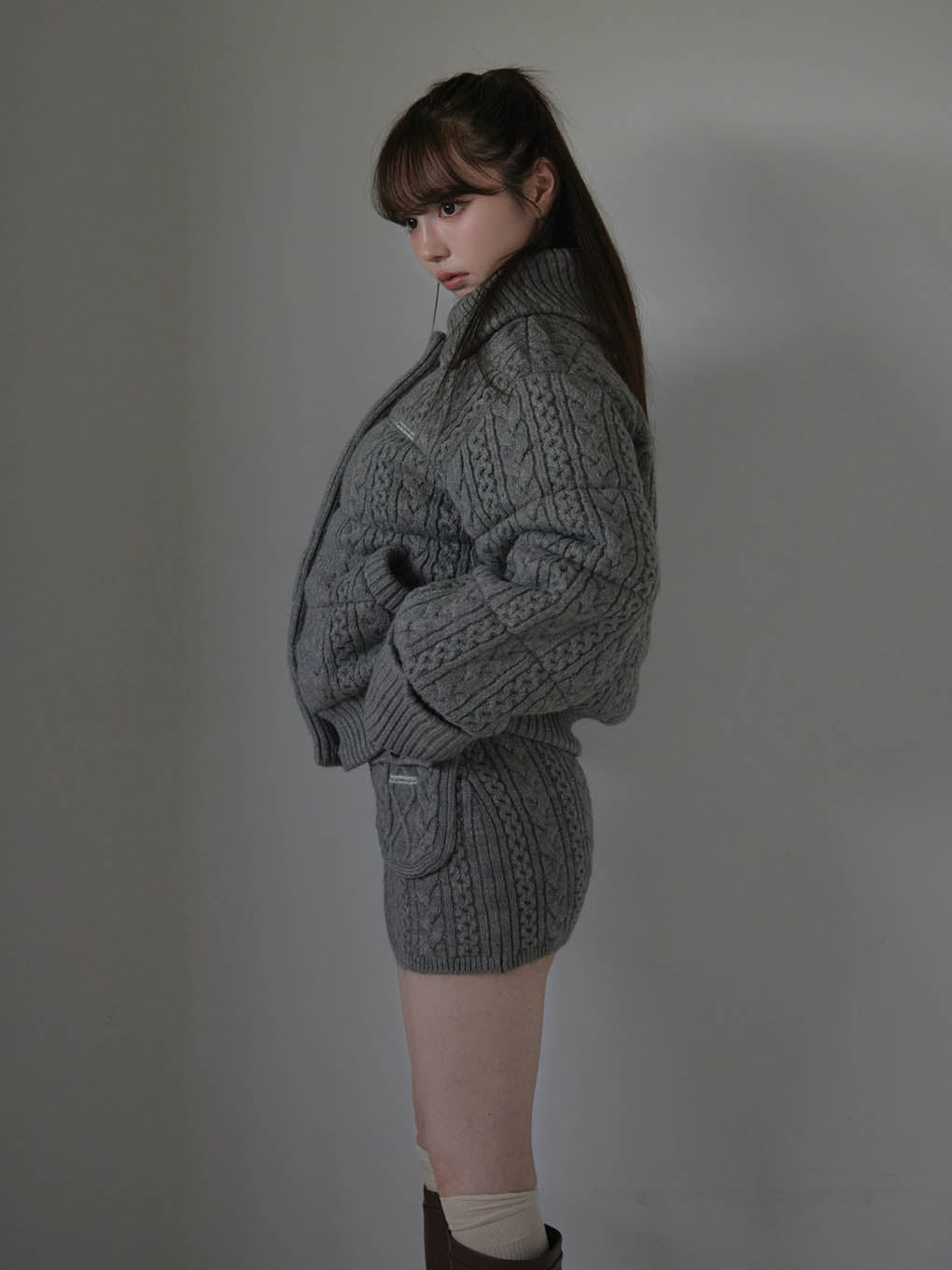 ANDMARY】Mary knit skirt