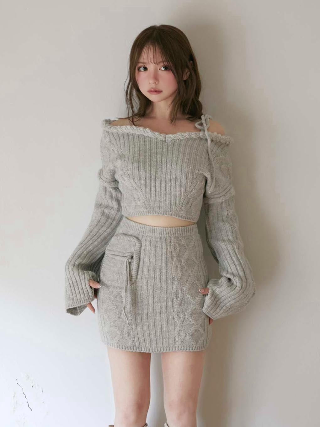ANDMARY】Formy knit set up ANDMARY】Formy knit set up