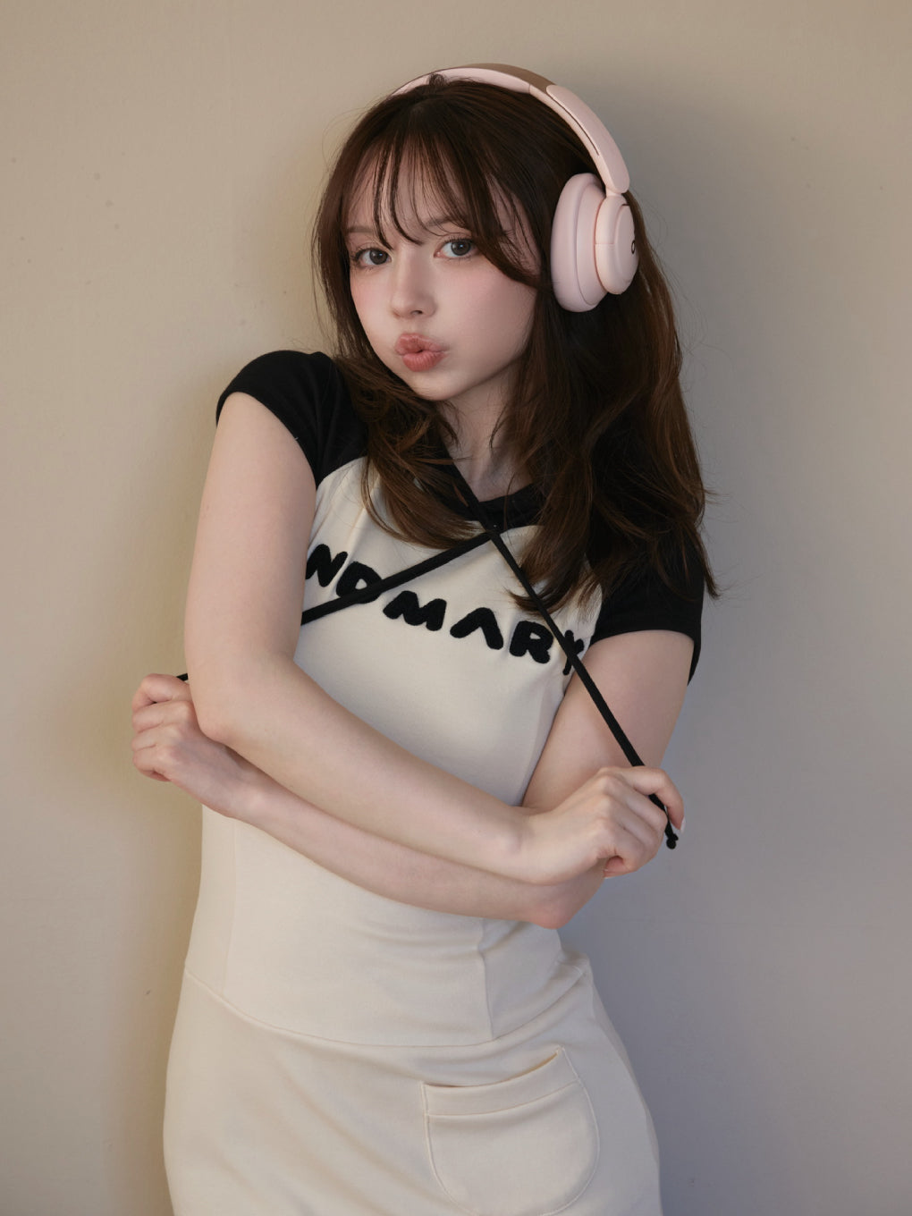 ANDMARY】Mary logo mini dress