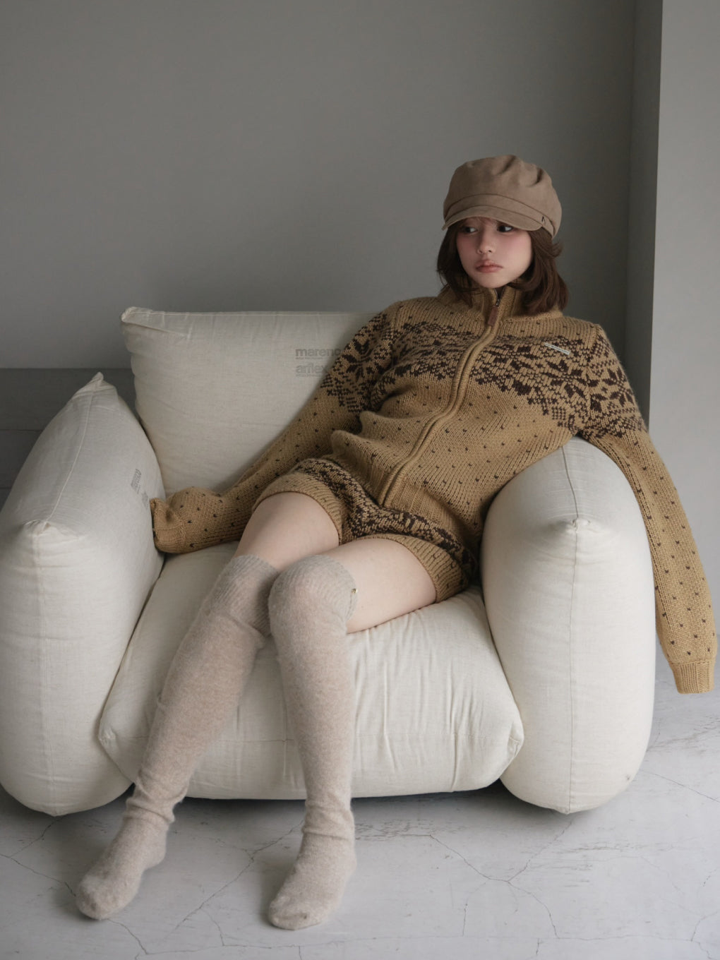 Snow drop knit set up