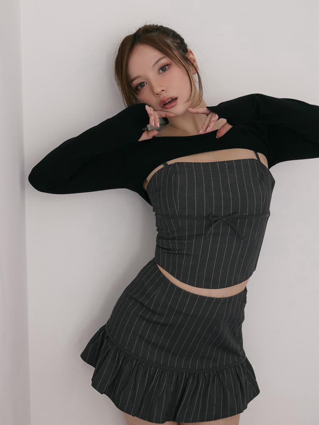 Dany ribbon knit set up