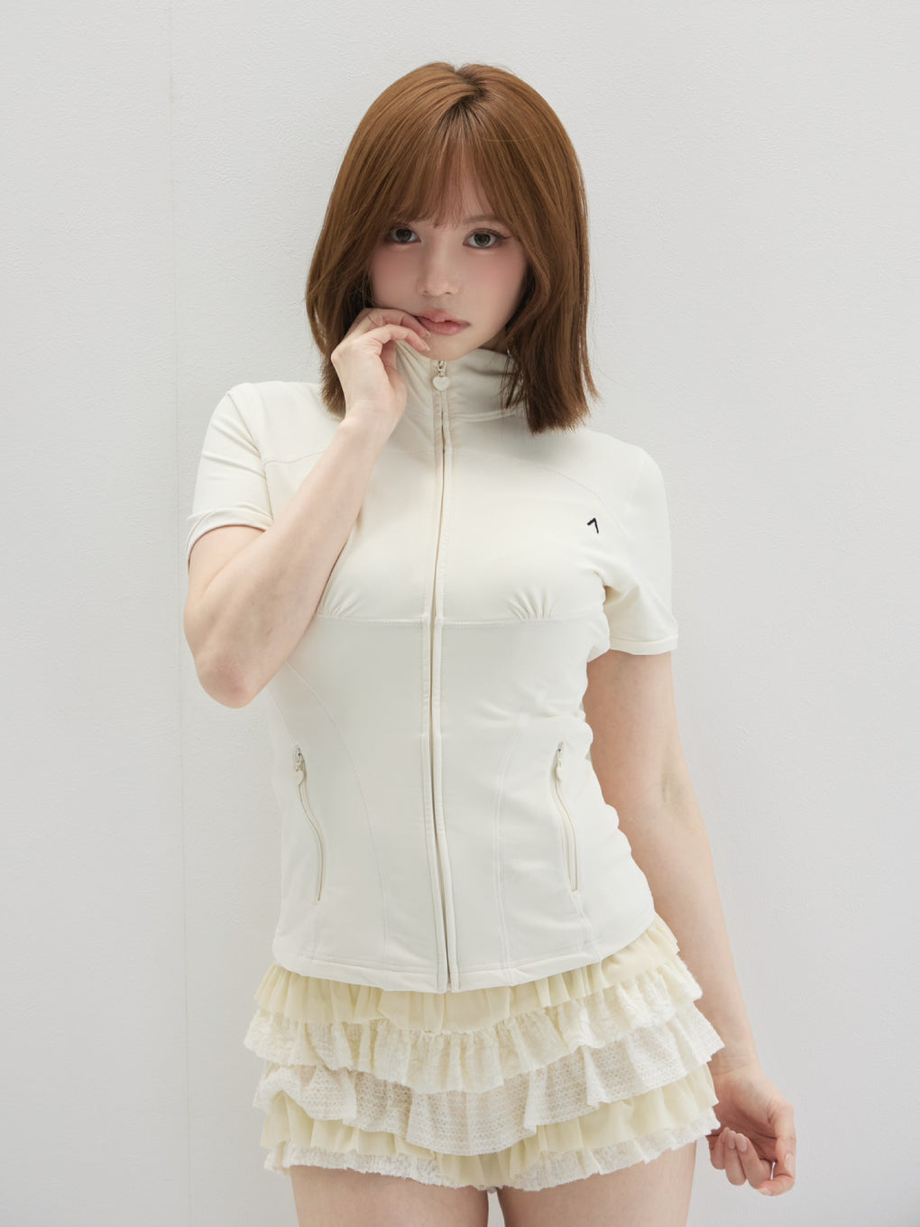 ANDMARY】Gigi jersey short tops