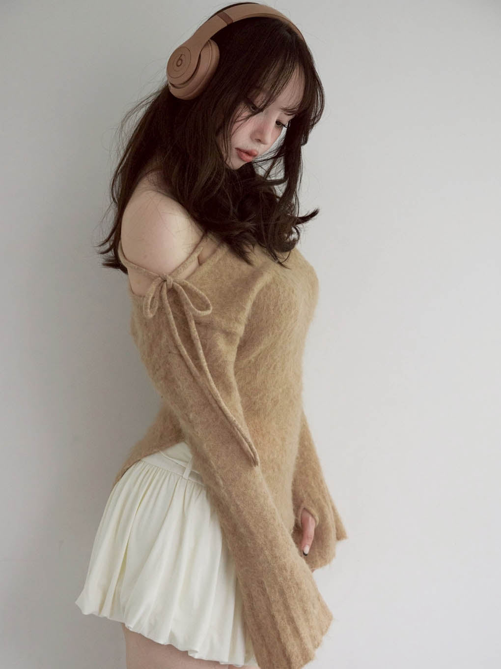 Fluffy loose knit