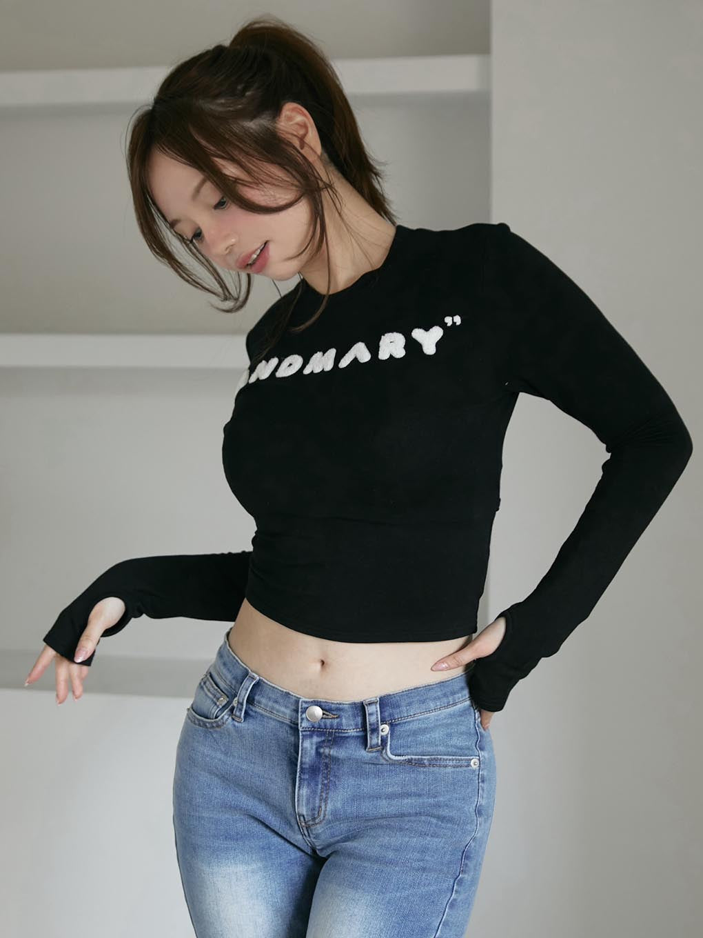 ANDMARY】Mary logo tops 