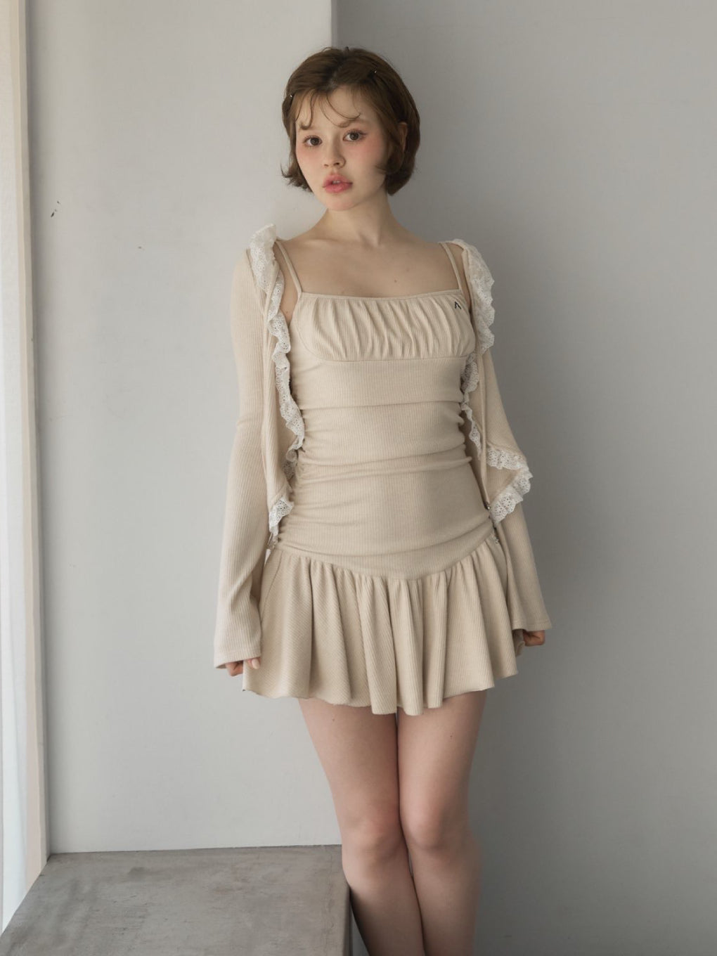 ANDMARY】Lilith gather set dress