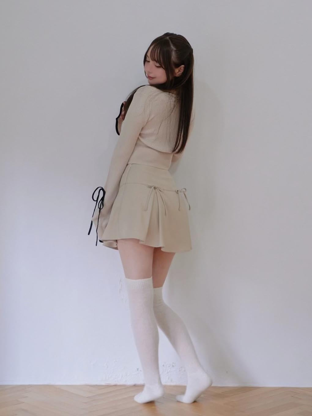 9,680円Nina flare mini skirt ANDMARY