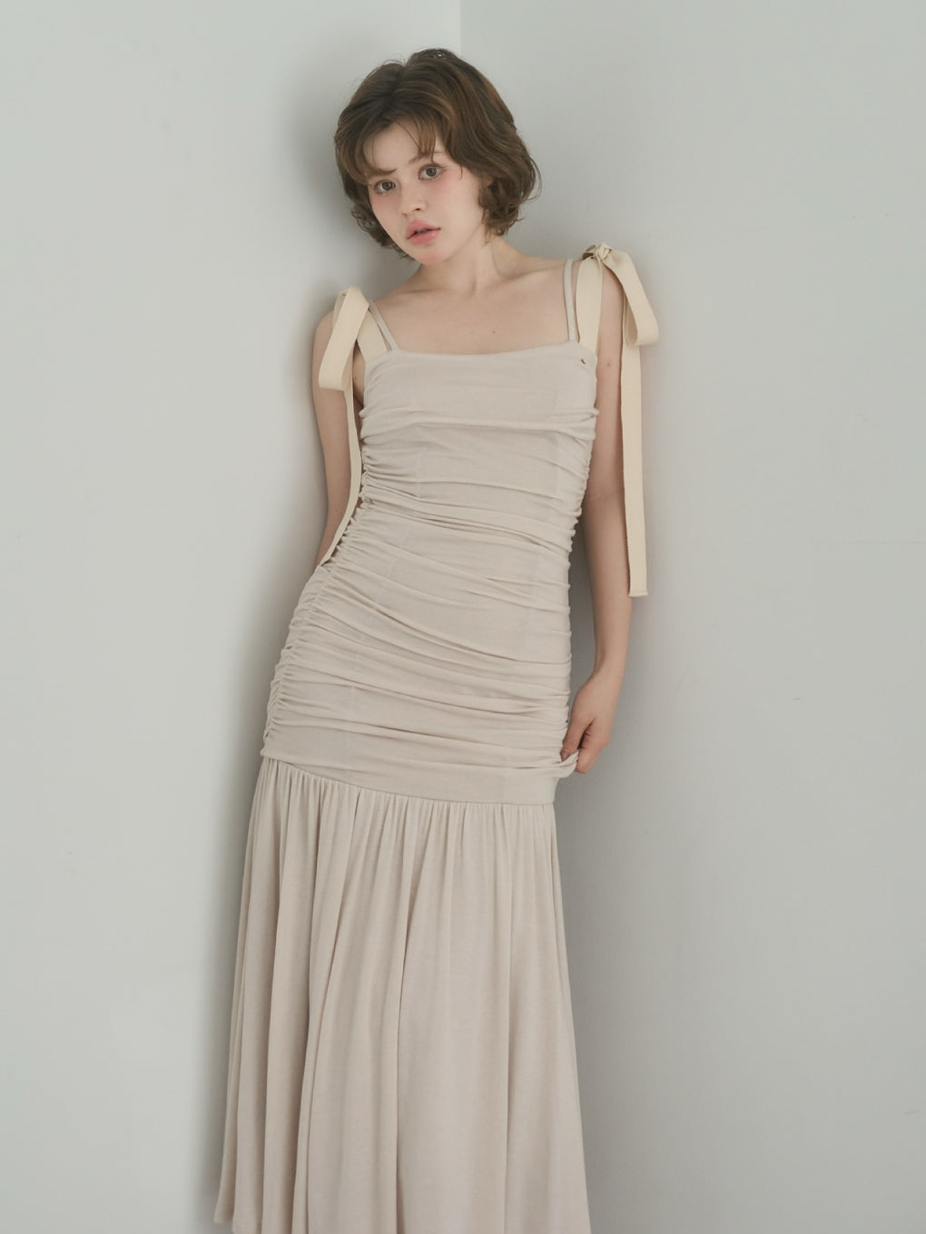 Nova gather long dress