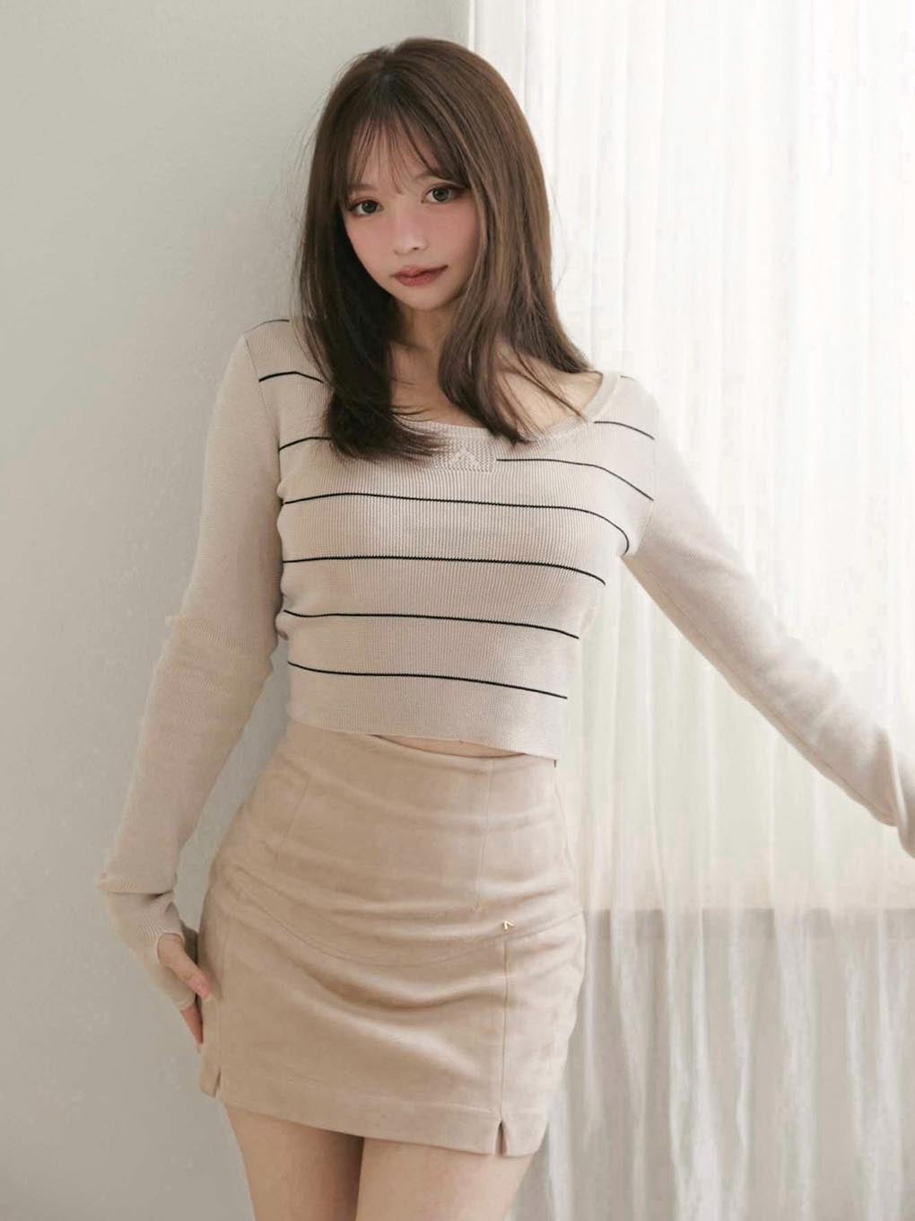 ANDMARY】Connie knit tops