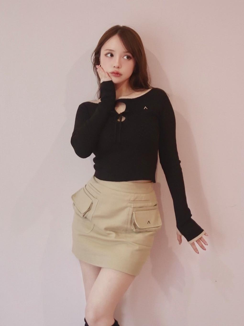 andmaryandmary エマポケットミニスカートSサイズ - ミニスカート