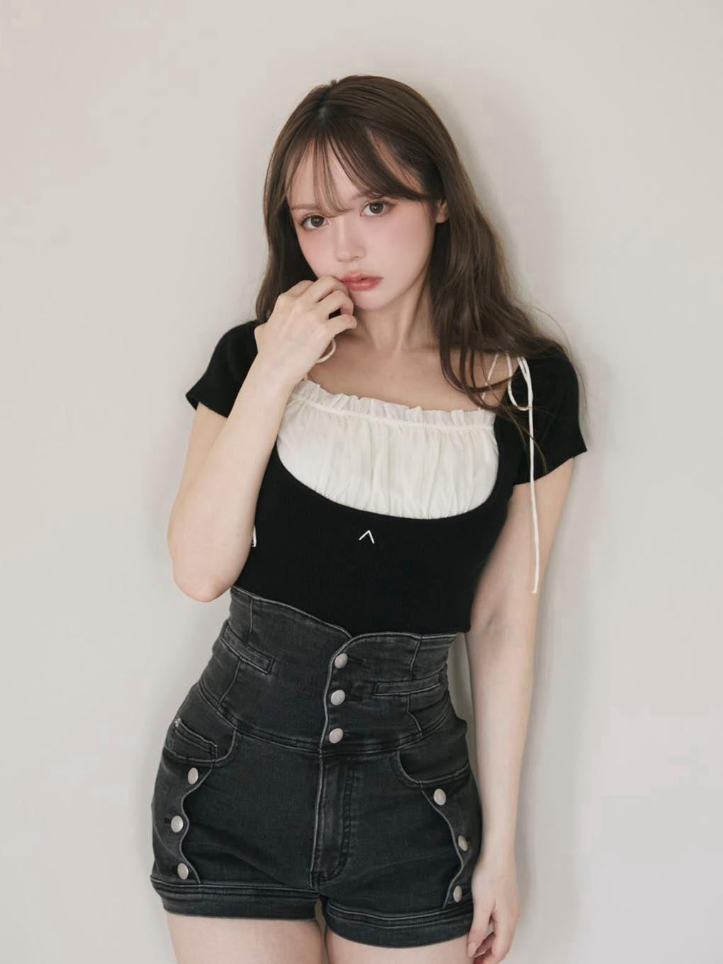 ANDMARY】Mew frill tops ANDMARY】Mew frill tops