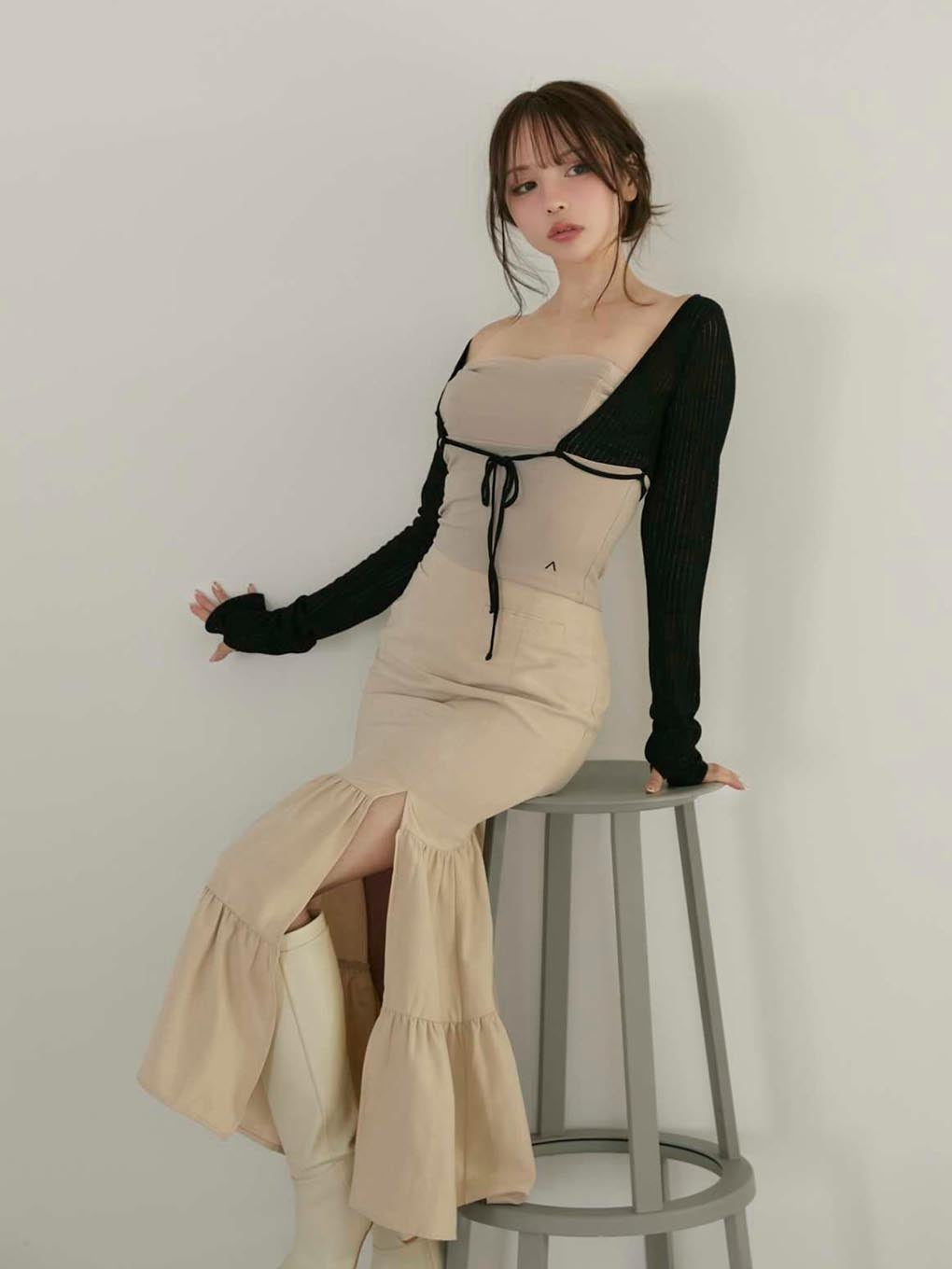 ANDMARY】Kiera tiered skirt 