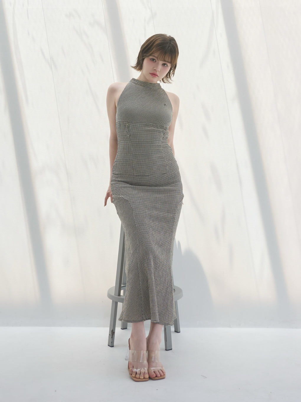 ANDMARY】Daisy gingham long dress