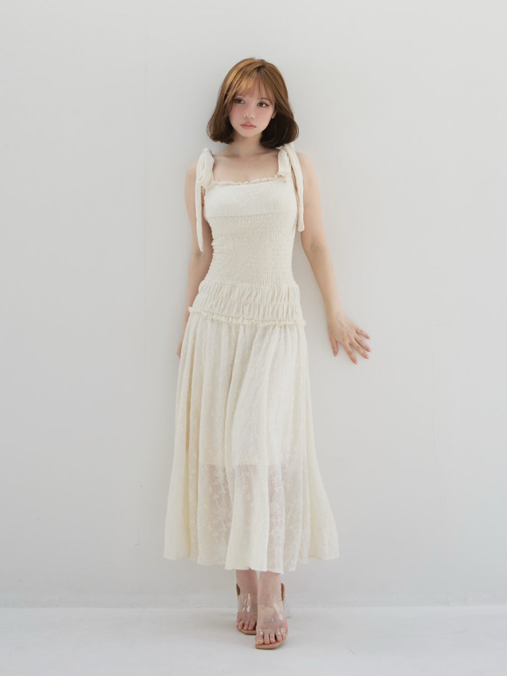 ANDMARY】Ameria lace long dress