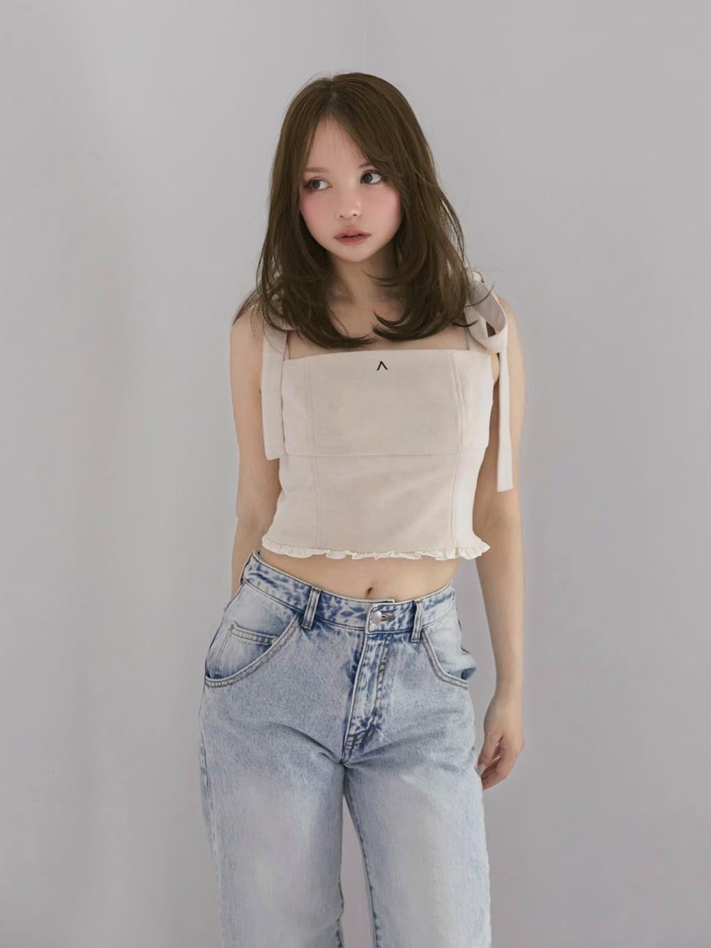 Ava ribbon tops