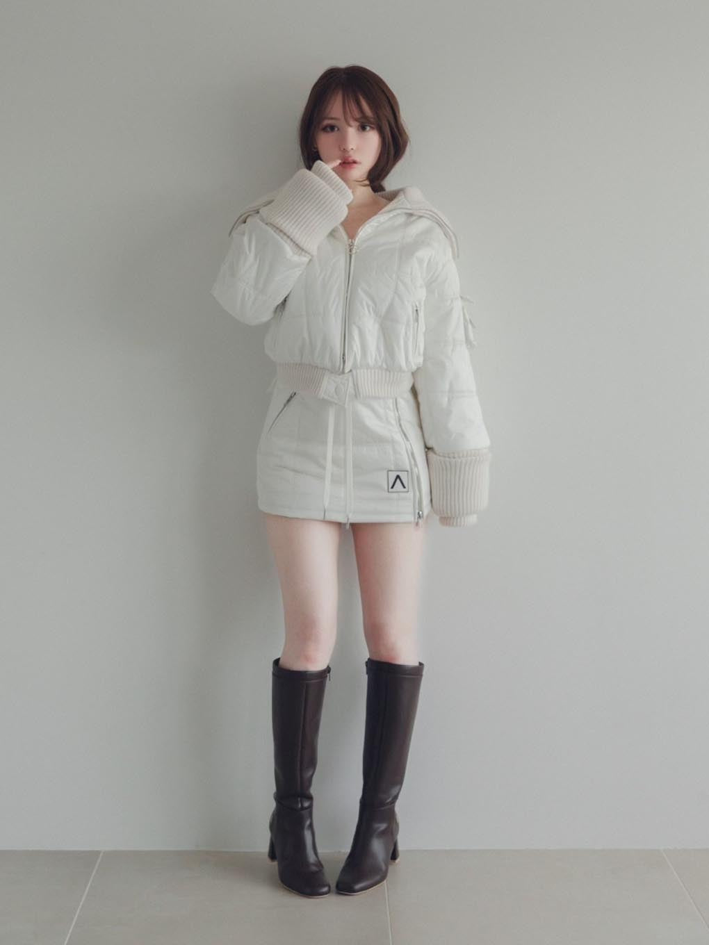 Mary quilting jacket skirt 上下セット