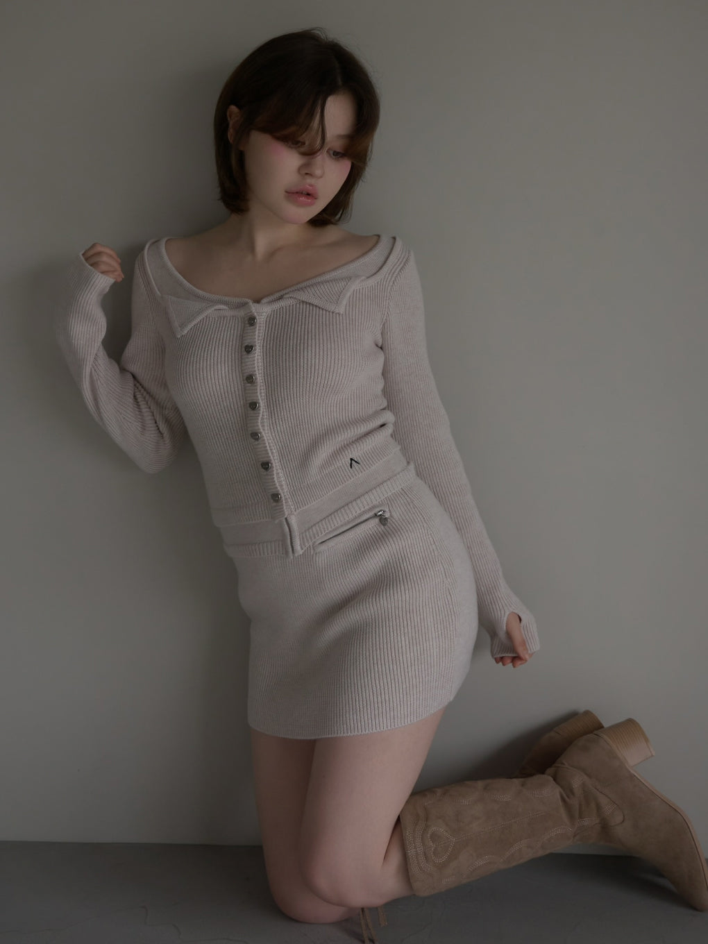 Heart button layered set up