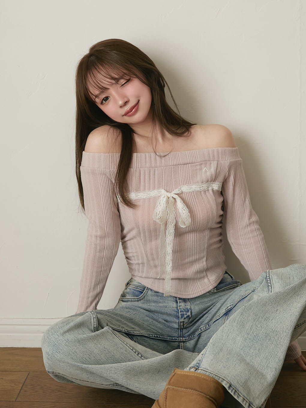 Della ribbon tops