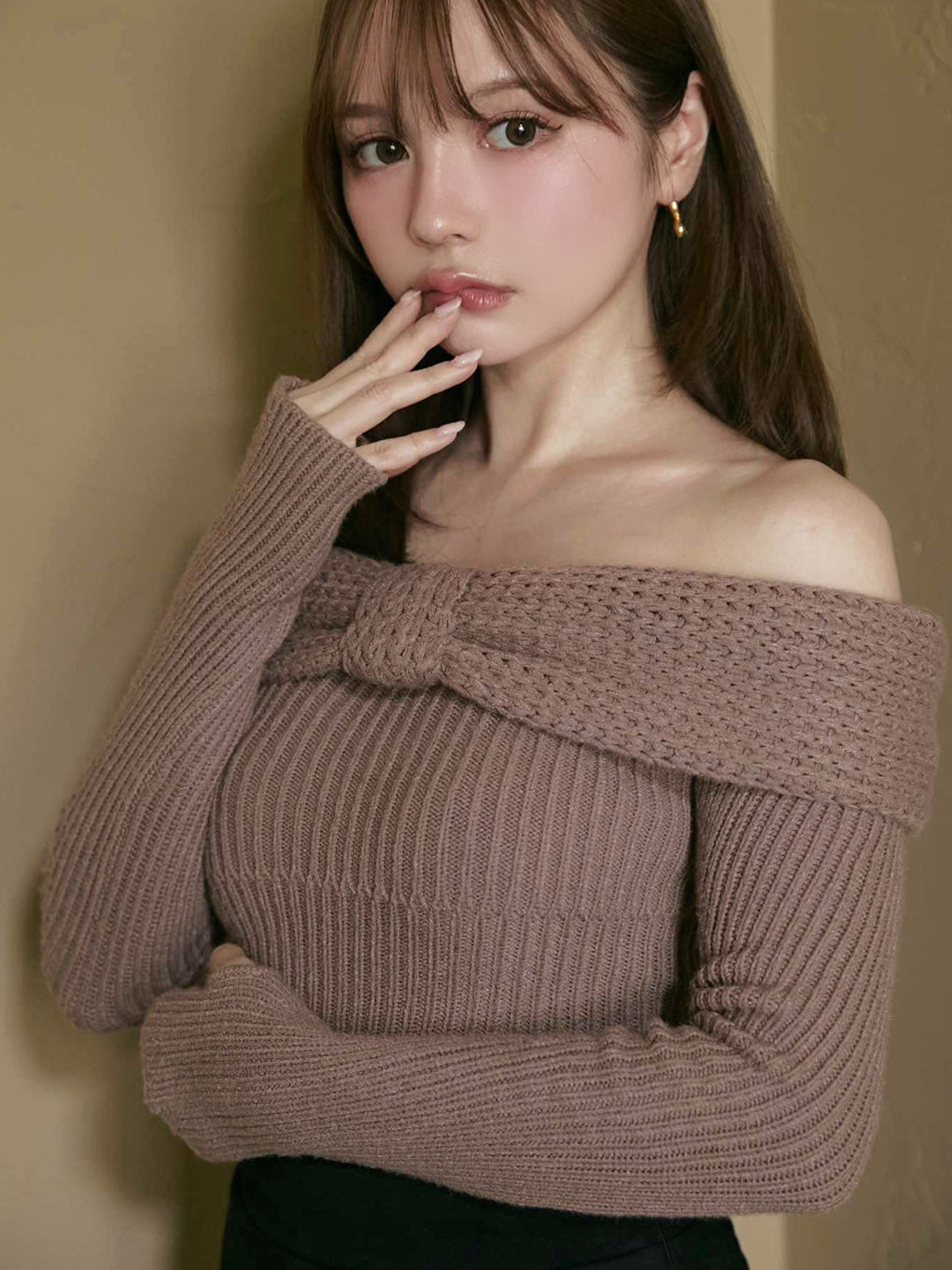 ANDMARY】Amanda offshoulder tops 